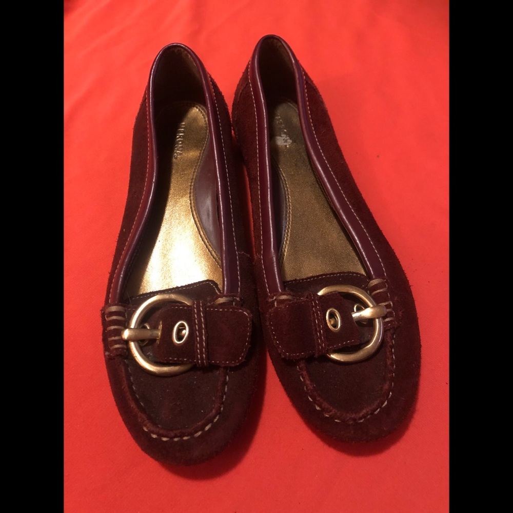 Red Merona flats